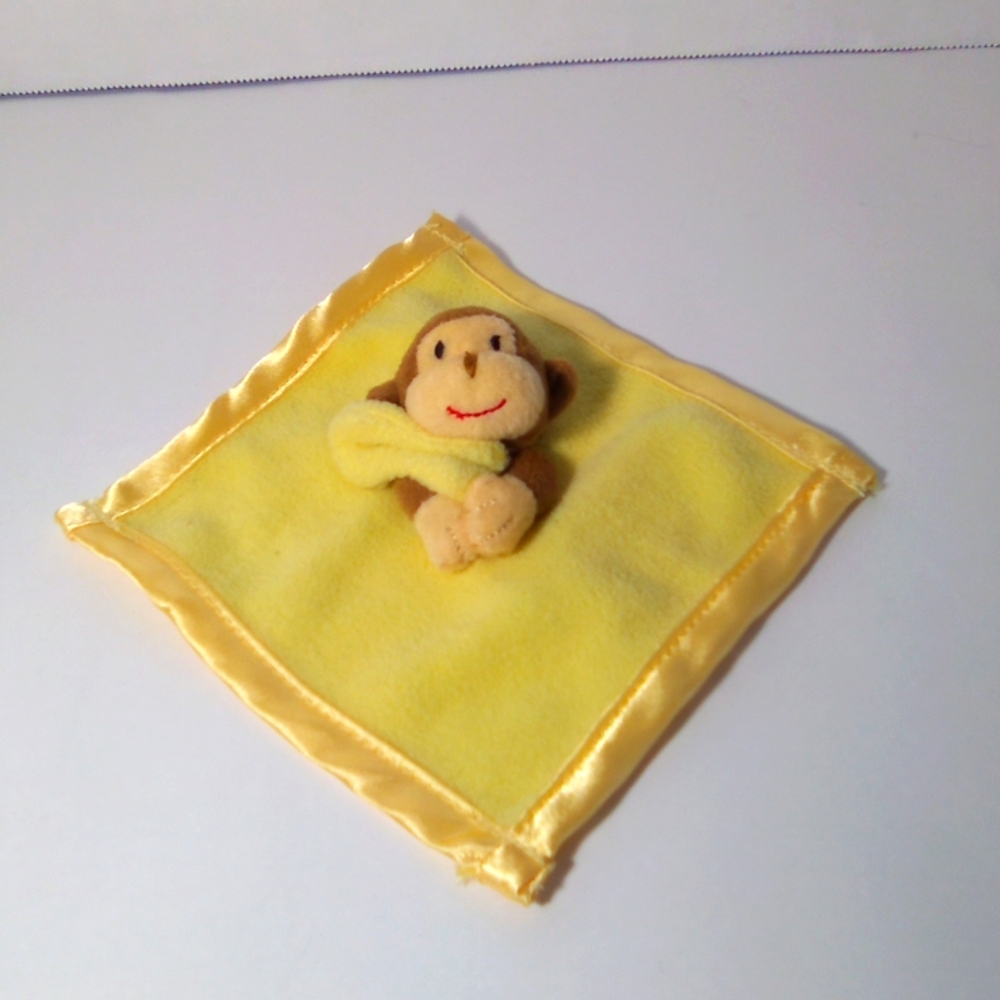 Little Brown Books Mini Monkey Lovey Security Blanket
